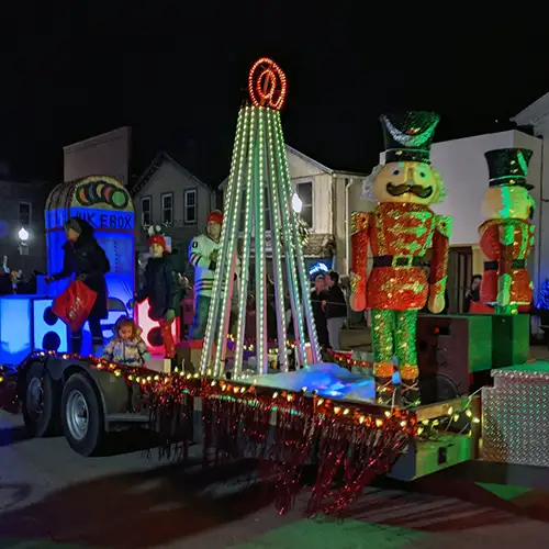 A float from the 2021 Christmas Parade