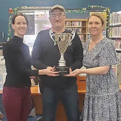 Library pair shares Employee of the Month